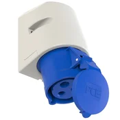 PCE Fiksna vtičnica 32A 230V 2P+Z IP44