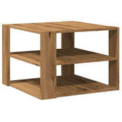 Stol za kavu Artisan hrast 58x58x40 cm izradeno drvo
