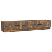 Vidaxl TV omarica Dimljen hrast 147 x 34,5 x 27 cm Inženirski les