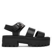 Tommy Jeans Sandali  črna