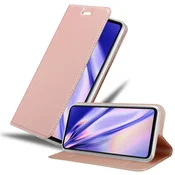 Cadorabo CADORABO Samsung Galaxy A72 4G/5G v klasična rožnata zlata - Zaščitni ovitek z magnetnim zapiranjem, stoječo funkcijo in režo za kartice, (20565065)