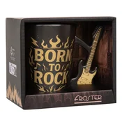 Rock skodelica z ročko v obliki električne kitare – Double cut stil - Froster - Home warming