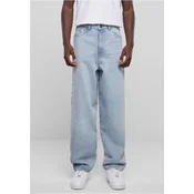 Mens Baggy Fit Heavy Unce Light Blue Jeans
