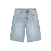 Bershka Kavbojke  pesek / svetlo modra / črna