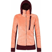 Rock Experience Blizzard Tech Hoodie Woman Fleece Desert Flower/Windsor Wine S Pulover na prostem