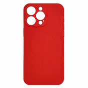 MaxMobile maska za iPhone 15 Pro Max MAGSAFE SILICONE crvena