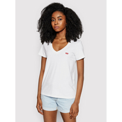 Levis® Majica Perfect V-Neck Tee 85341-0002 Bela Regular Fit