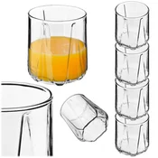 KADAX Komplet kozarcev za viski 360 ml, 4 kosa, elegantno prozorno steklo
