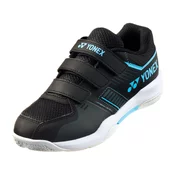 Otroška dvoranska obutev Yonex Strider Flow JR Belt Black/Blue EUR 36