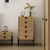 Hanah Home Maren 20429 visoka komoda 58 × 110 × 45 cm, Gölge Yunus