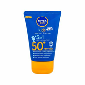 Nivea Sun Kids Protect & Care Sun Lotion 5 in 1 SPF50+ losjon za sončenje 5v1 50 ml