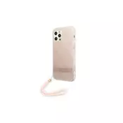 Guess Futrola za iPhone 12/12 Pro Pink Print 4G Cord ( GSM165218 )