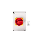 Eaton Grebenasto stikalo 0-1 3P 63A 1Z 1R v ohišju IP65 P3-63/I4/SVB/HI11 207348