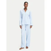 LAUREN RALPH LAUREN Pižama ILN92315 Svetlo modra Regular Fit