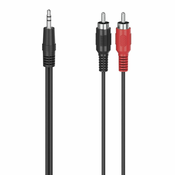 NEW Audio konektor v 2 RCA kabel Hama 00305031