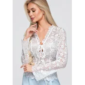 Ombre čipkasta bluza