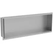 Mexen X-Wall-NR nišna polica brez prirobnice 60 x 20 cm, inox - 1911602010