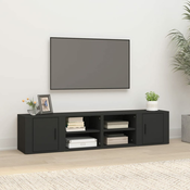 TV ormarici 2 kom crni 80 x 31,5 x 36 cm konstruirano drvo