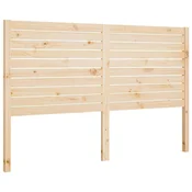 Vidaxl Posteljno vzglavje 166x4x100 cm trdna borovina