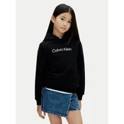 Calvin Klein Jeans Majica  črna / bela