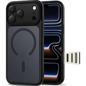 Tech-protect Magpeak Magsafe CC zaštitna futrola za iPhone 17 Pro Max - mat crna