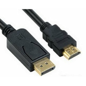 FAST ASIA Kabl DisplayPort (M) - HDMI (M) 1.8m crni