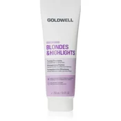 Goldwell Dualsenses Blondes & Highlights Toning Shampoo vijoličen toniran šampon 250 ml