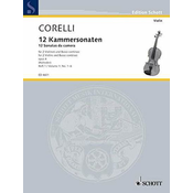 CORELLI:12 SONATAS DA CAMERA FOR 2 VIOLINS AND BASSO CON.OP.4/1-6
