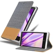 Cadorabo CADORABO Ohišje, združljiv z Nokia v svetlo sivo rjavi barvi - zaščitni pokrov z magnetnim zapiranjem, stoječo funkcijo in režo za kartico, (20570444)