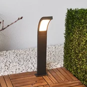 Lucande LED svetilka Juvia, 60 cm, antracitna, IP54 - Sodobni - antracit, opalno bela - Aluminij
