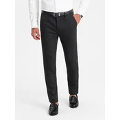 OMBRE Klasične moške hlače chino V5 OM-PACP-0188 črna MDN124475 XL
