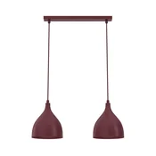 Luster na sajli NOAK CLASSIC 2xE27/15W/230V bordo