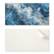 shumee Paket PVC ploščic z vzorcem za dnevno sobo, samolepilne, abstraktni marmorni vzorec 6x60x30 cm