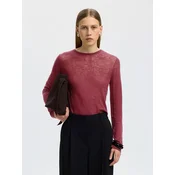 SELECTED Pulover SLWVENDY bordo