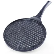 shumee Okrogla granitna ponev za žar za peko mesa, rib in zelenjave 27 cm
