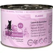 catz finefood Mačja hrana Classic No. 11 - jagnjetina in zajec - 200 g