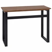 vidaXL Miza Naravna Trden tikov les 100 x 45 x 75cm