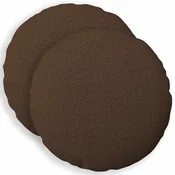 vidaXL Prevleka za blazino 2 kos HEERLEN Rjava O 50 cm Blago