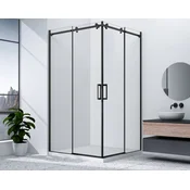 Gelco GELCO DRAGON Črn Mat Kvadratni Tuš 800x800mm