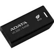 ADATA UC320/64GB/USB 3.2/USB-A/Černá