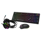 Yenkee Gaming komplet 3v1: tipkovnica, miška, slušalke (YGS 03)
