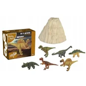 shumee Kosti in več, velika figurica dinozavra - izkopavanje vulkana