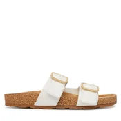 Natikači Tommy Hilfiger Double Strap Cork Sandals FW0FW09118 Bela