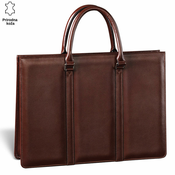Princ Leather Unisex kožna torba Modern II, Braon
