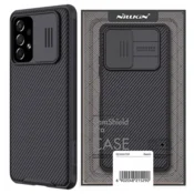 Nillkin Nillkin CamShield Pro Case oklepni ovitek za kamero Samsung Galaxy A73 črne barve