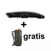 Thule Vector L (780) crna sjajna krovna kutija + Gratis ruksak Thule Stir 15L