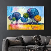 Wallity Dekorativna slika na kaljenom staklu, 70x110cm, Šarena