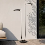 Lucande LED-zunanja stoječa svetilka Sylvara, črna, CCT, 2-žarilna - Dizajn - Kovina
