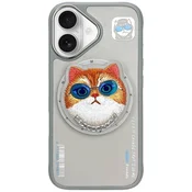 Skins OVITEK NIMMY OČALA COOL CAT ZA MAGSAFE ZA IPHONE 16 SIVA, (21970464)