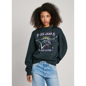 Pepe Jeans za ženske. PL581469 Mikina Lilian črna (S), Črna, Priložnostno, Bombaž